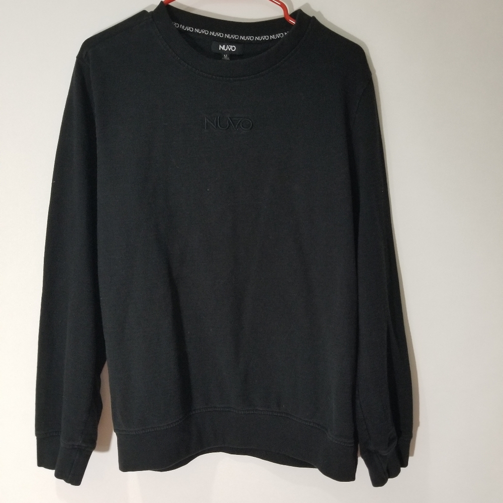 Nuvo Spellout Activewear crewneck black Size M